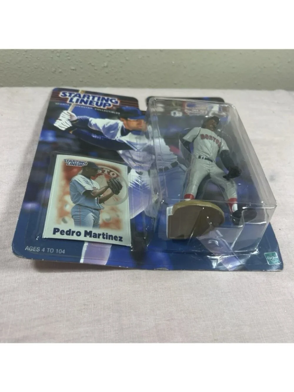 2000 Starting Lineup Pedro Martinez Boston Red Sox SLU Figure Baseball Card Vtg
